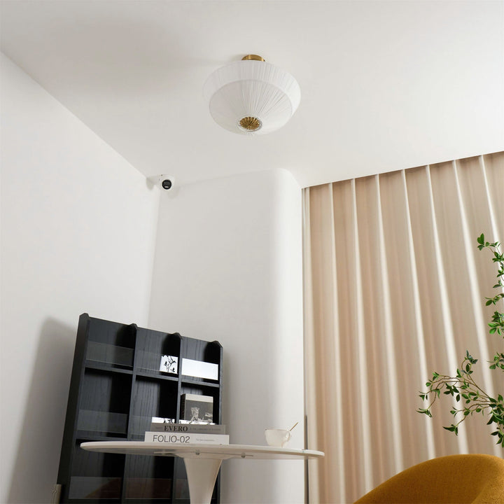 Casoreth Moderne Minimaliste Plissé Métal Tissu Suspension - Neutralighting