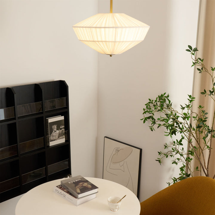 Casoreth Moderne Minimaliste Plissé Métal Tissu Suspension - Neutralighting