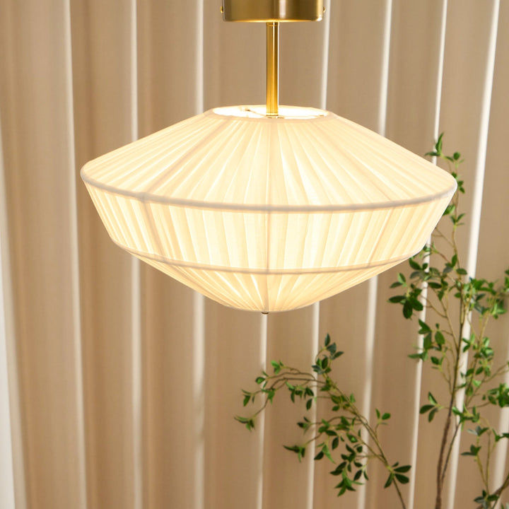 Casoreth Moderne Minimaliste Plissé Métal Tissu Suspension - Neutralighting