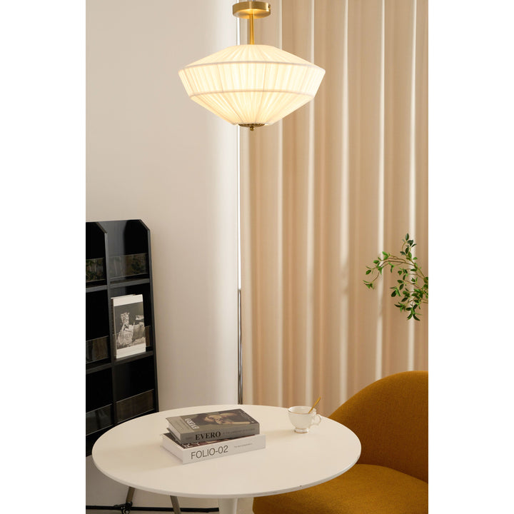 Casoreth Moderne Minimaliste Plissé Métal Tissu Suspension - Neutralighting