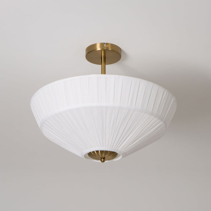 Casoreth Moderne Minimaliste Plissé Métal Tissu Suspension - Neutralighting