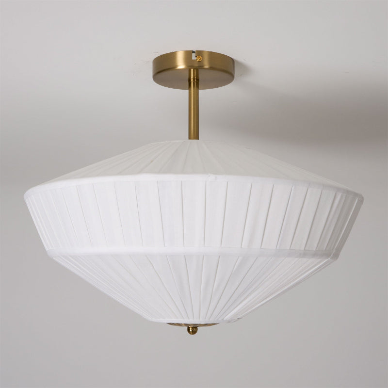 Casoreth Moderne Minimaliste Plissé Métal Tissu Suspension - Neutralighting