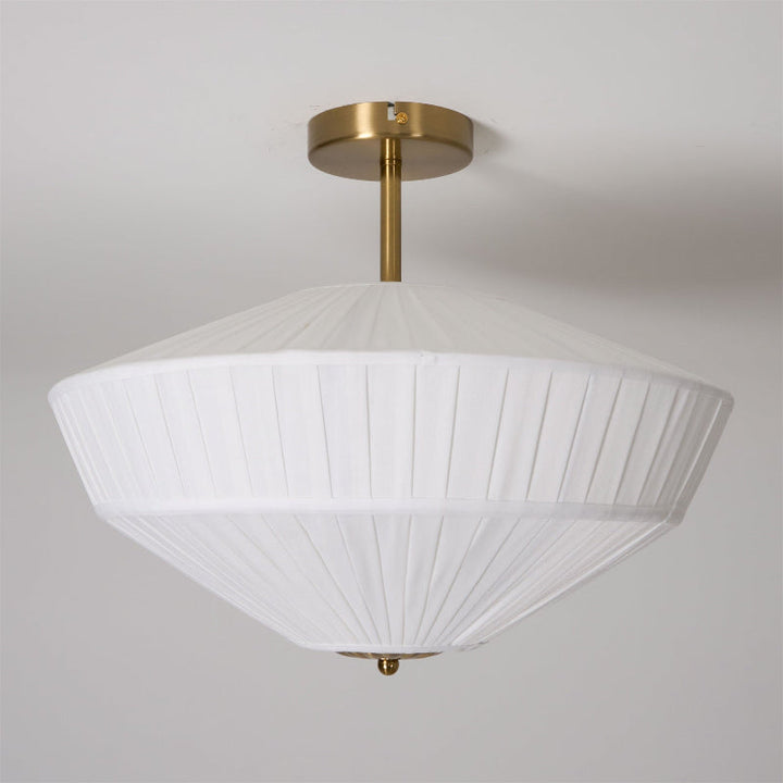 Casoreth Moderne Minimaliste Plissé Métal Tissu Suspension - Neutralighting