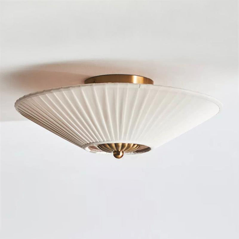 Casoreth Moderne Minimaliste Plissé Métal Tissu Suspension - Neutralighting