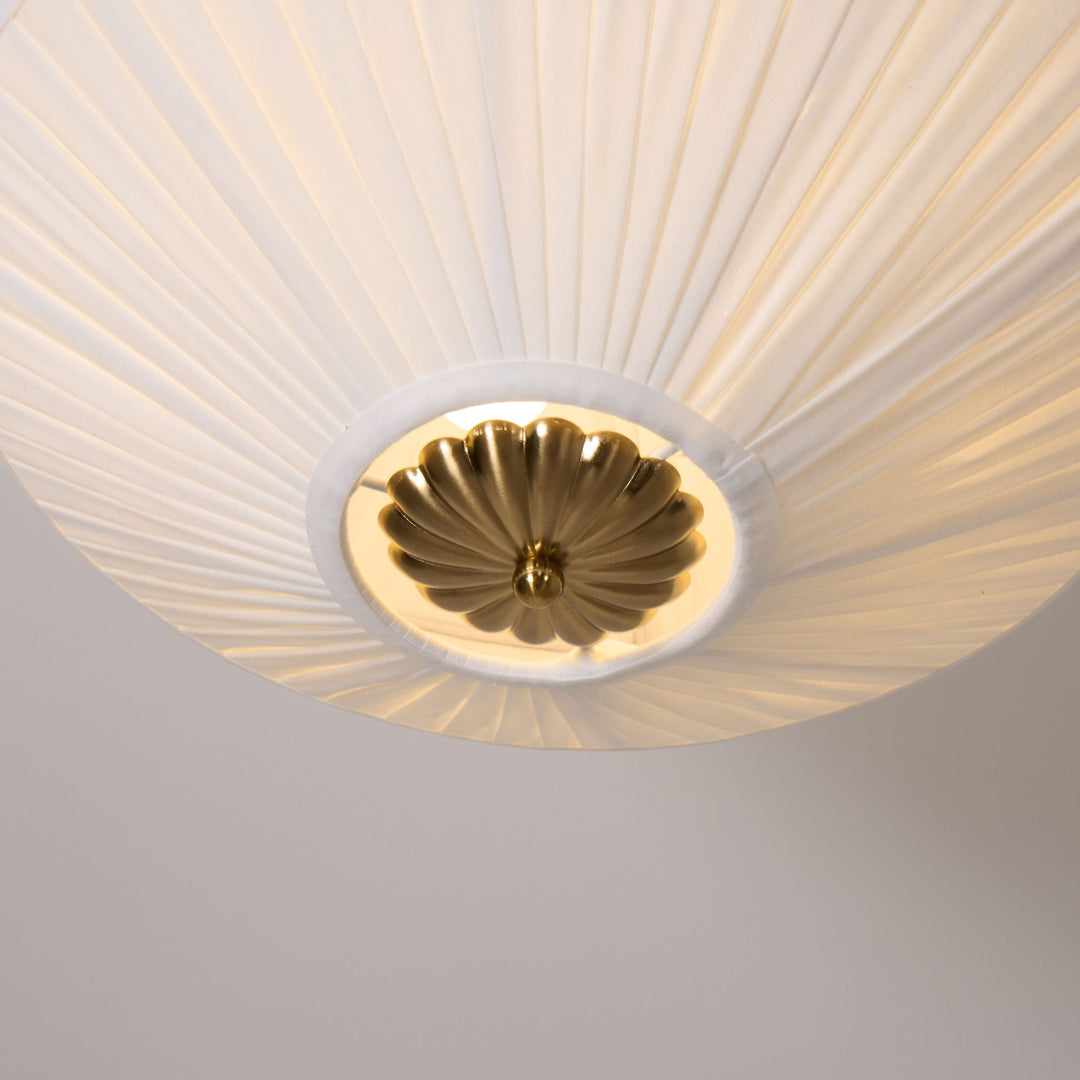 Casoreth Moderne Minimaliste Plissé Métal Tissu Suspension - Neutralighting