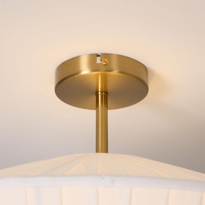 Casoreth Moderne Minimaliste Plissé Métal Tissu Suspension - Neutralighting