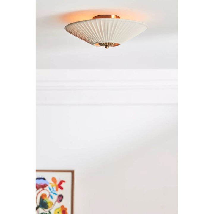 Casoreth Moderne Minimaliste Plissé Métal Tissu Suspension - Neutralighting