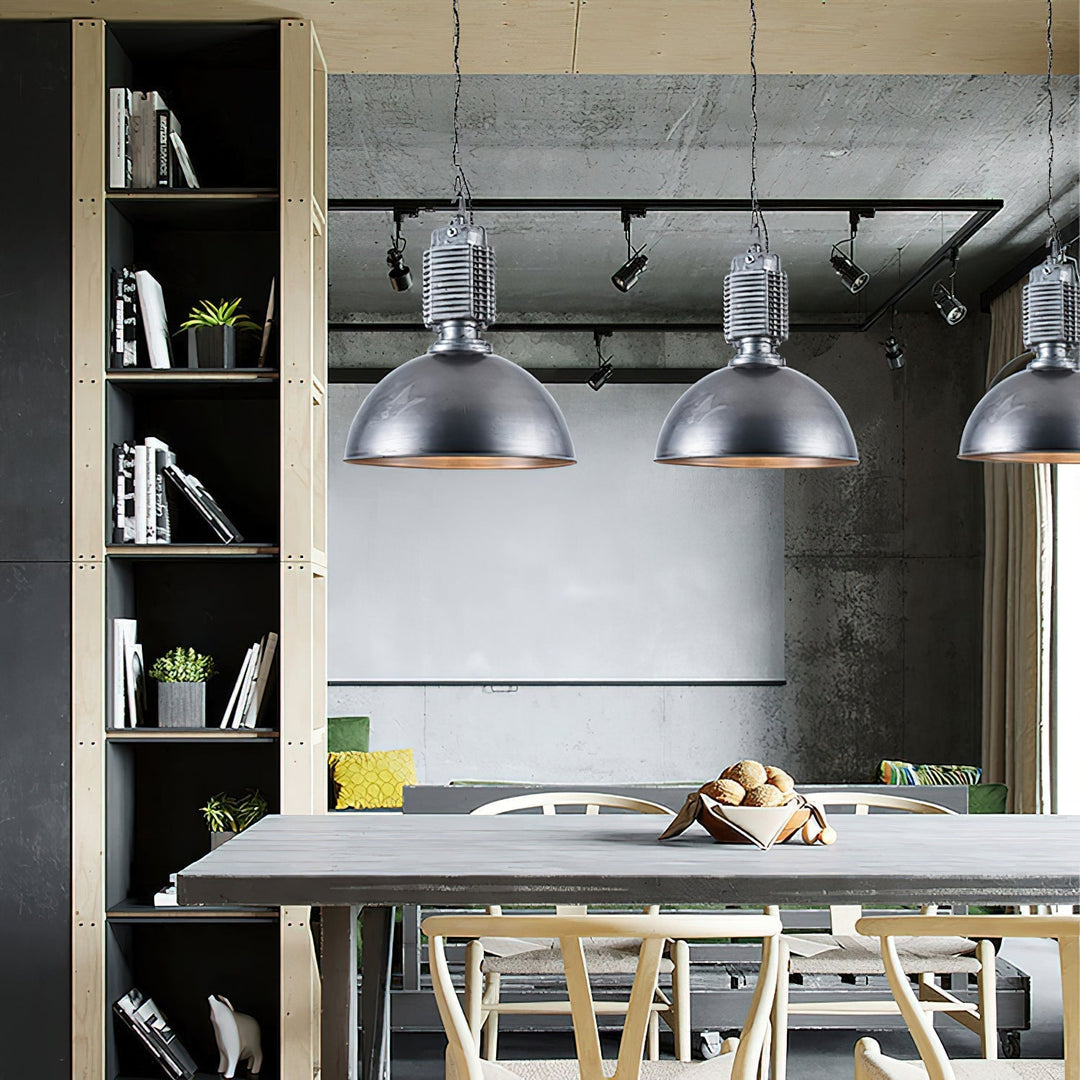 Ashaionis Ancien Industriel Métal Suspension - Neutralighting