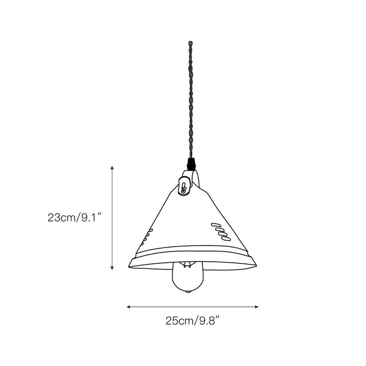 Elorus Ancien Moderne Minimaliste Métal Suspension - Neutralighting