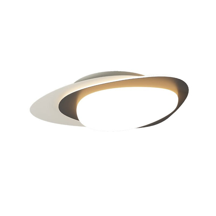 Solara Plafonnier Noyer Ovale Organique LED - Neutralighting