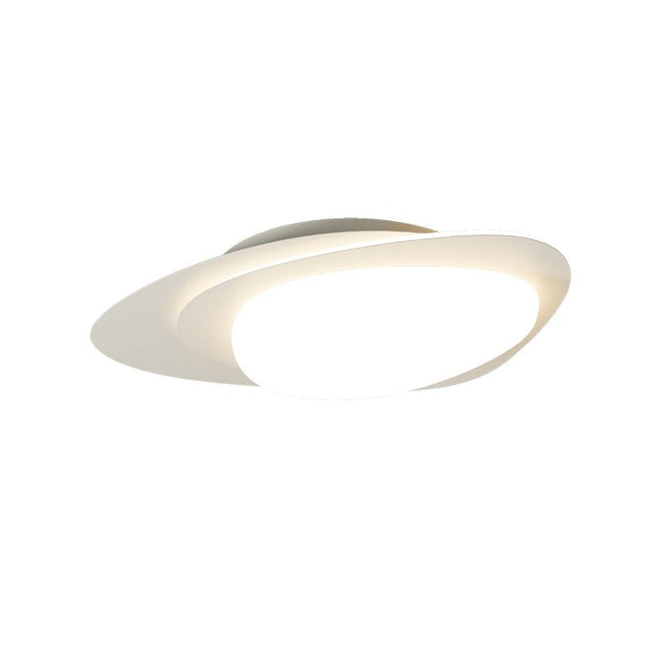 Solara Plafonnier Noyer Ovale Organique LED - Neutralighting