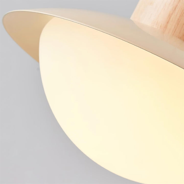 Suspension Bois PE Ombre Dôme Forme Minimaliste - Neutralighting