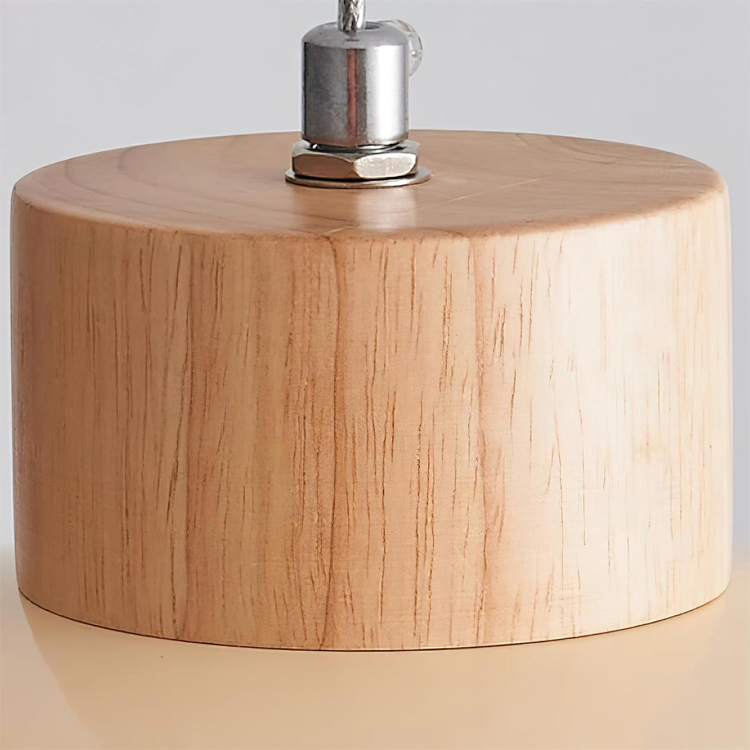 Suspension Bois PE Ombre Dôme Forme Minimaliste - Neutralighting