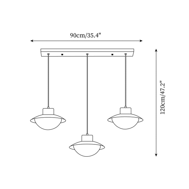 Suspension Bois PE Ombre Dôme Forme Minimaliste - Neutralighting