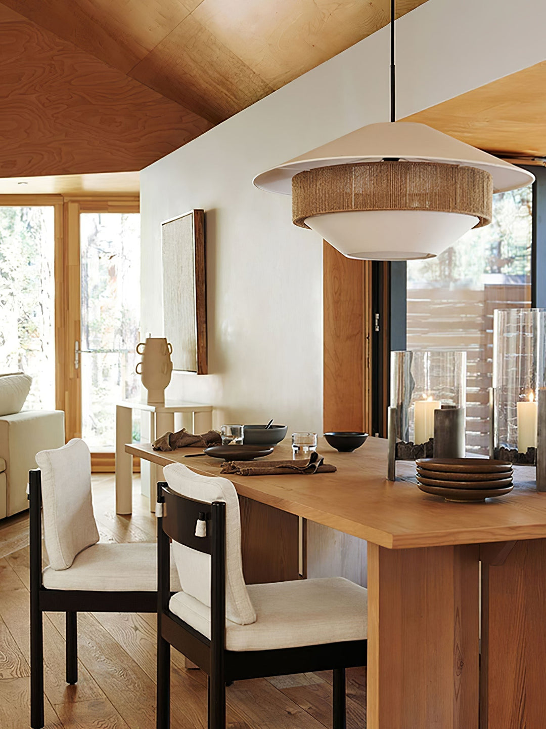 Solis Suspension Moderne en Tissu - Neutralighting
