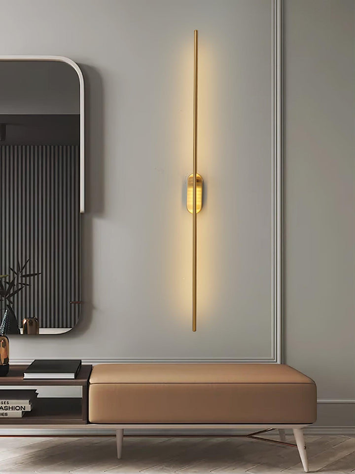 Marissa Applique Murale Bâton Laiton - Neutralighting