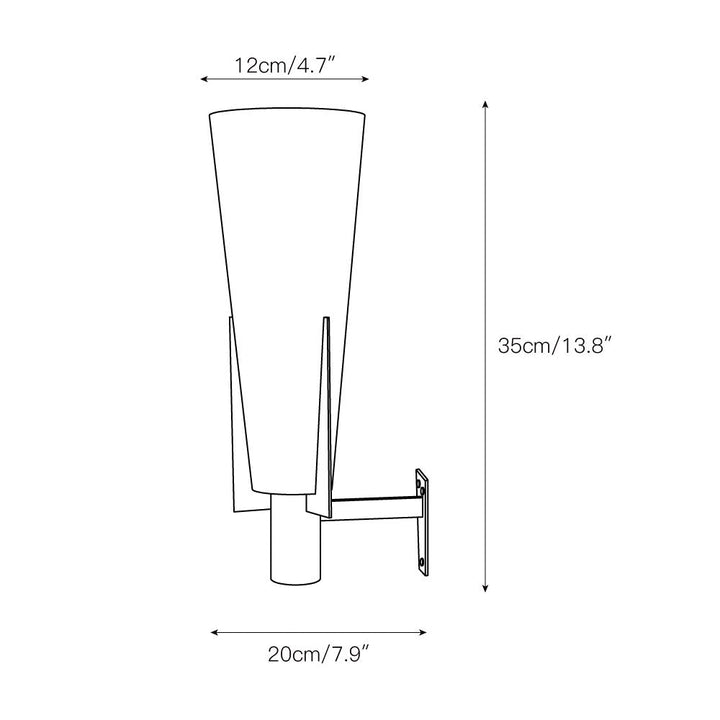 Vatalel Moderne Nordique Minimaliste Verre Applique Murale - Neutralighting