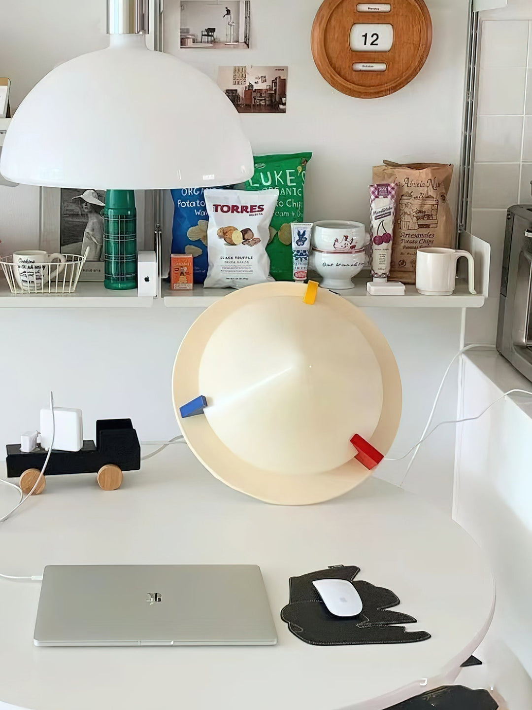 Stoja Lustre Plafonnier Blocs de Couleurs Géométriques Minimaliste - Neutralighting