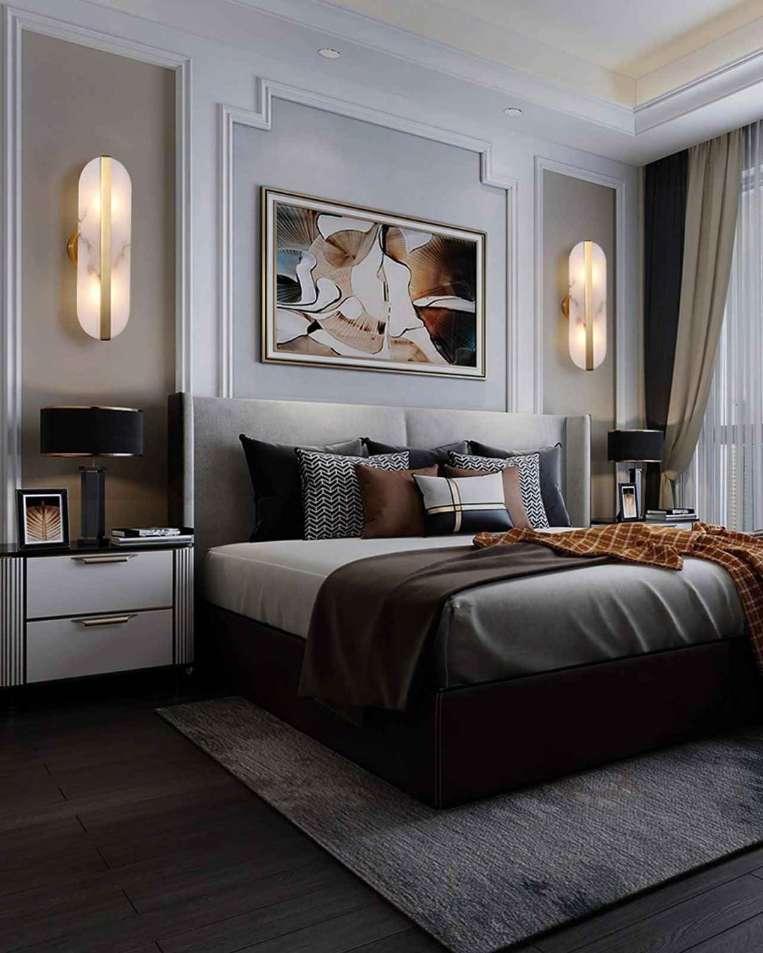 Lampe Calura en Laiton – Design Contemporain