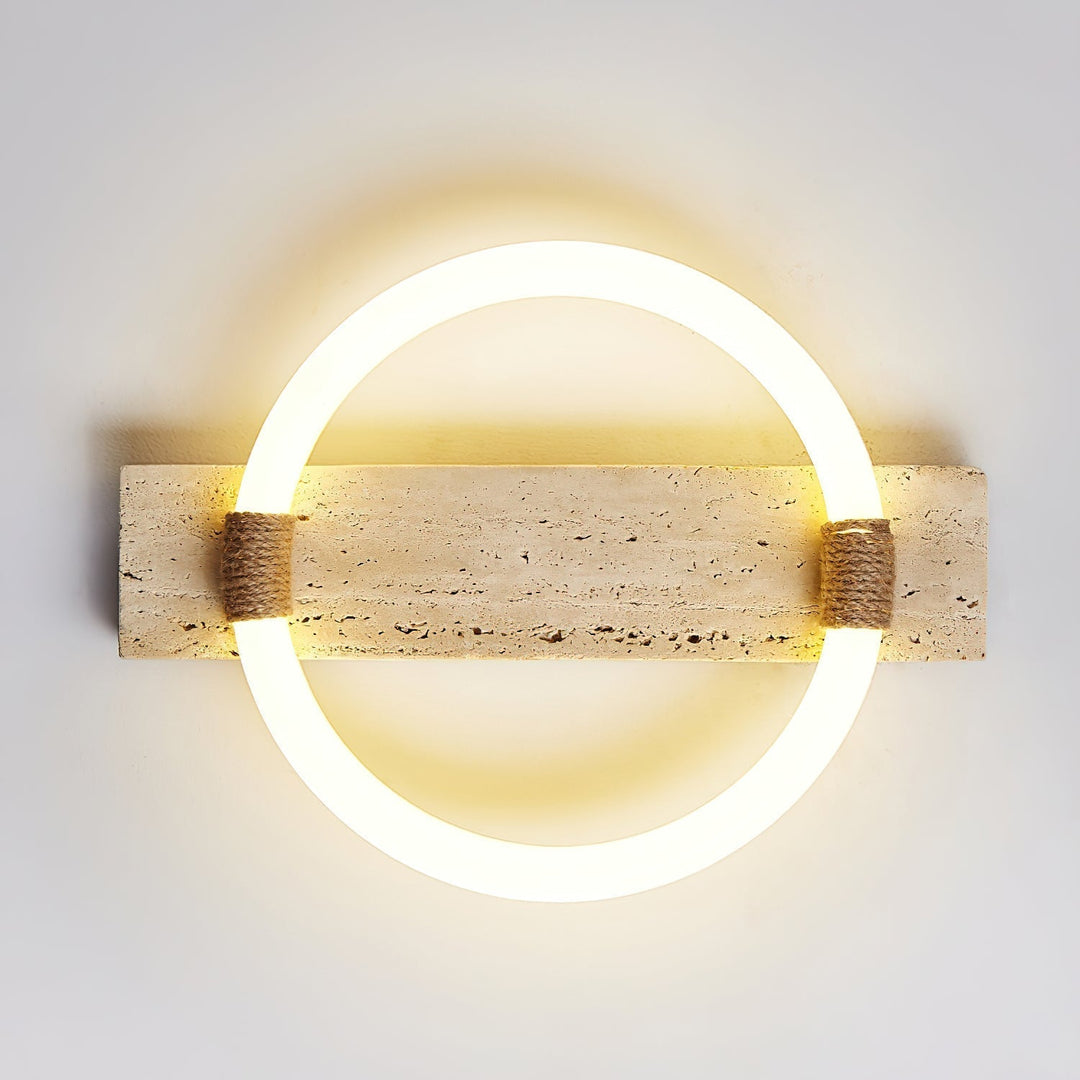 Elmaryra Applique Murale en Travertin Anneau - Neutralighting