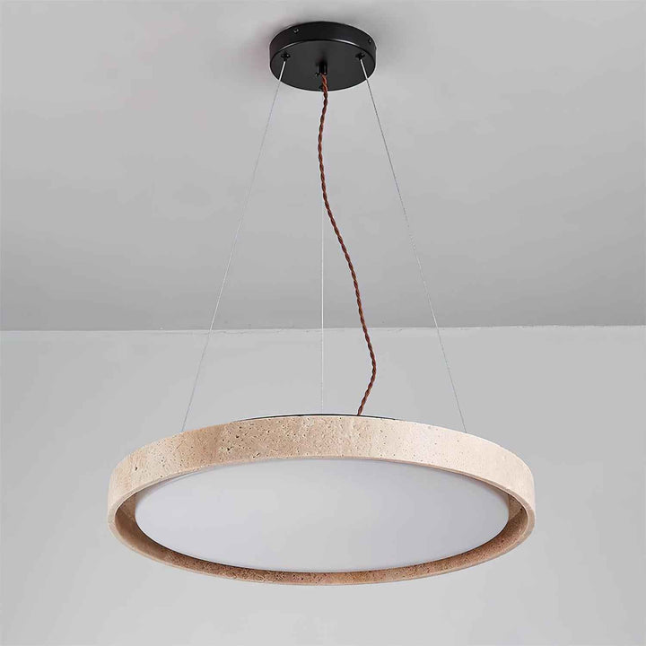 Tracy Lampe Pendante Minimaliste en Travertin - Neutralighting