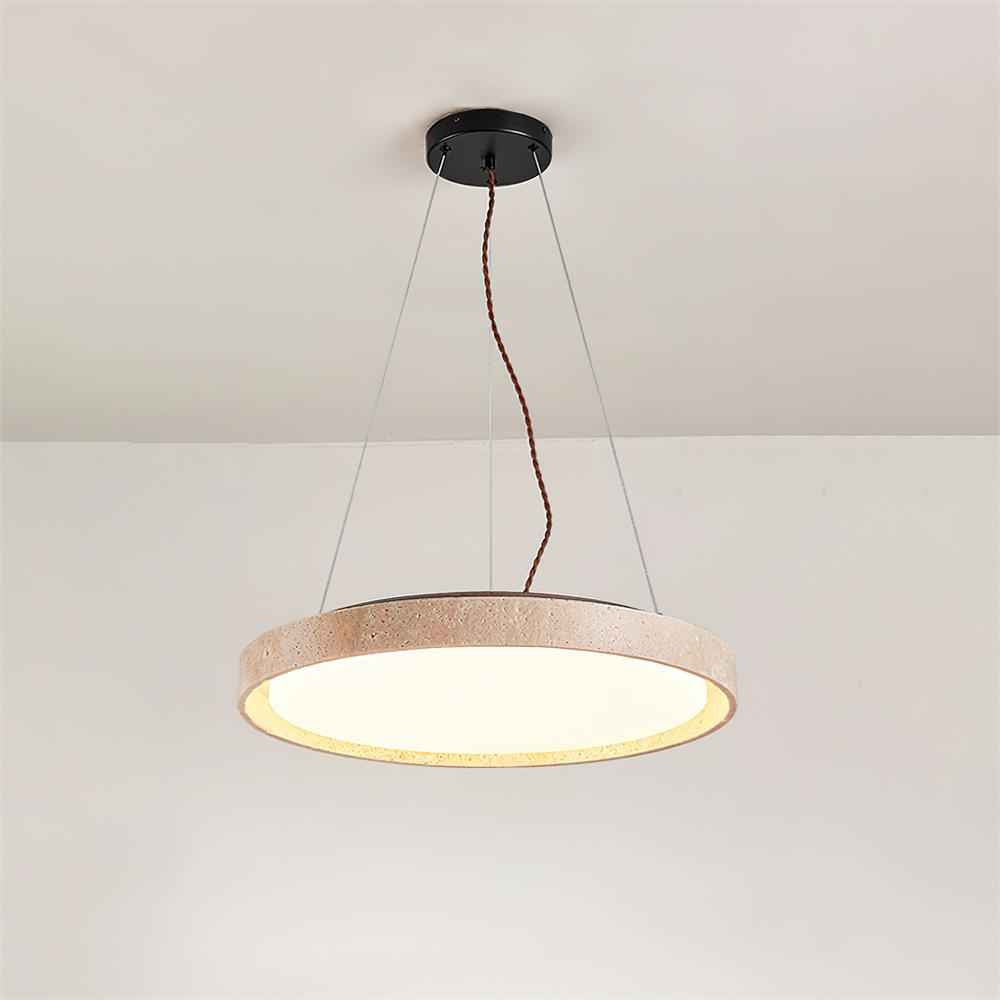Tracy Lampe Pendante Minimaliste en Travertin - Neutralighting