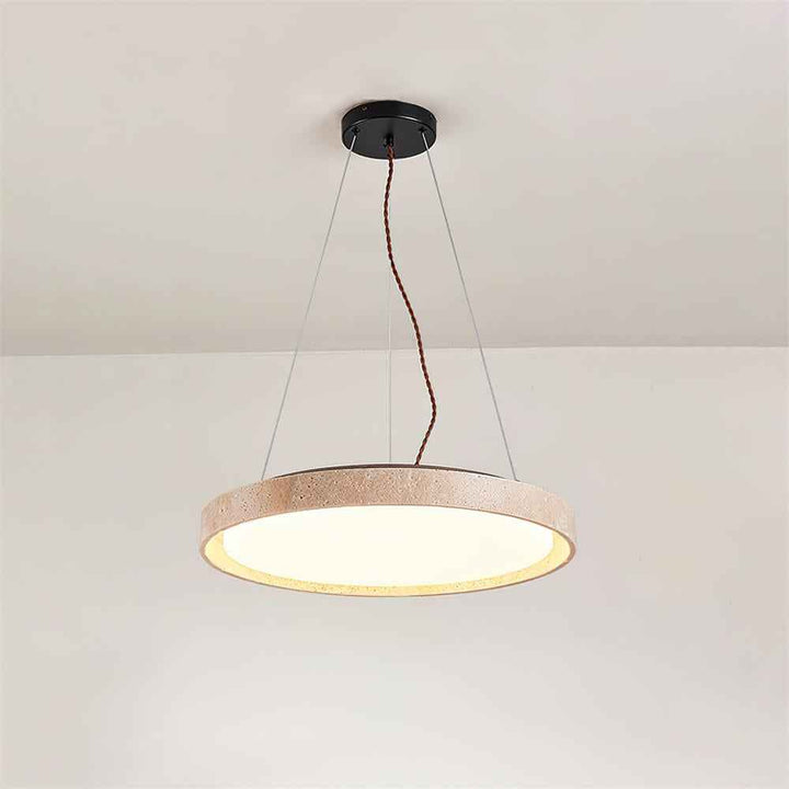 Tracy Lampe Pendante Minimaliste en Travertin - Neutralighting
