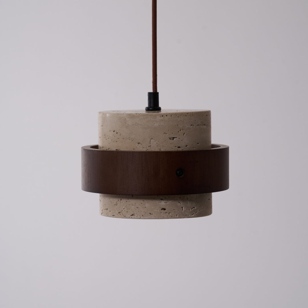 Cumirora Suspension Cylindre Superposé en Travertin - Neutralighting