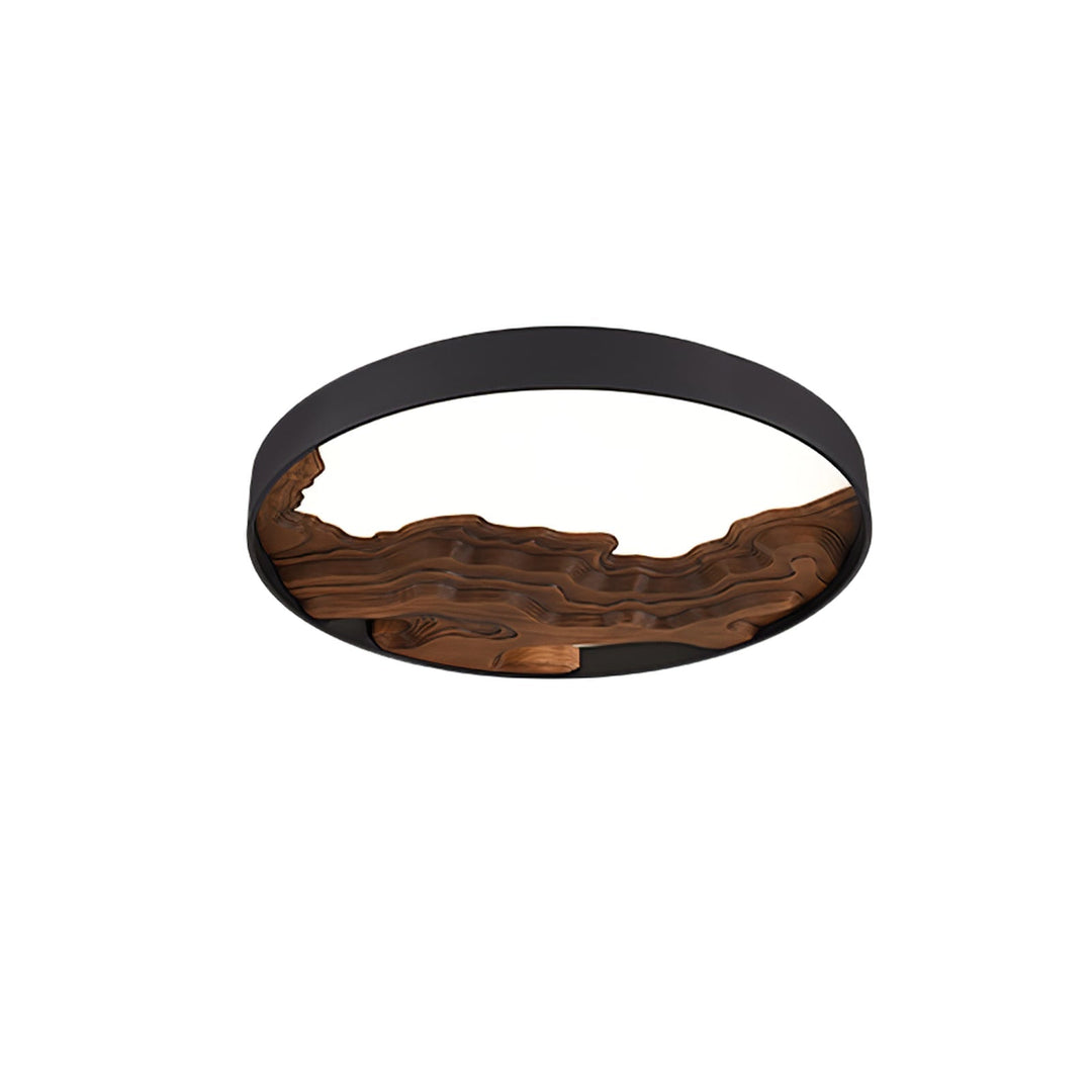 Lustra Plafonnier Bois Oriental Naturel - Neutralighting