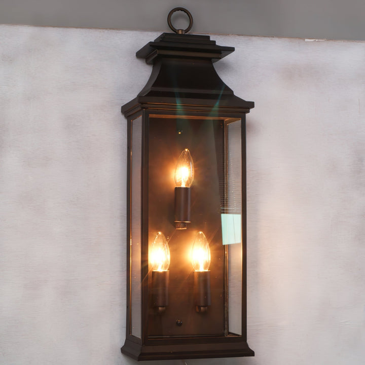 Esolarae Ancien Industriel Métal Verre Applique Murale - Neutralighting