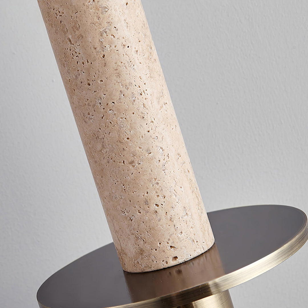 Avdoryra Suspension Double Cylindre en Travertin - Neutralighting
