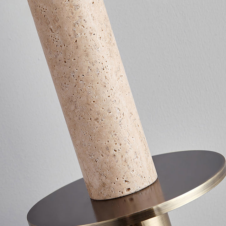 Avdoryra Suspension Double Cylindre en Travertin - Neutralighting