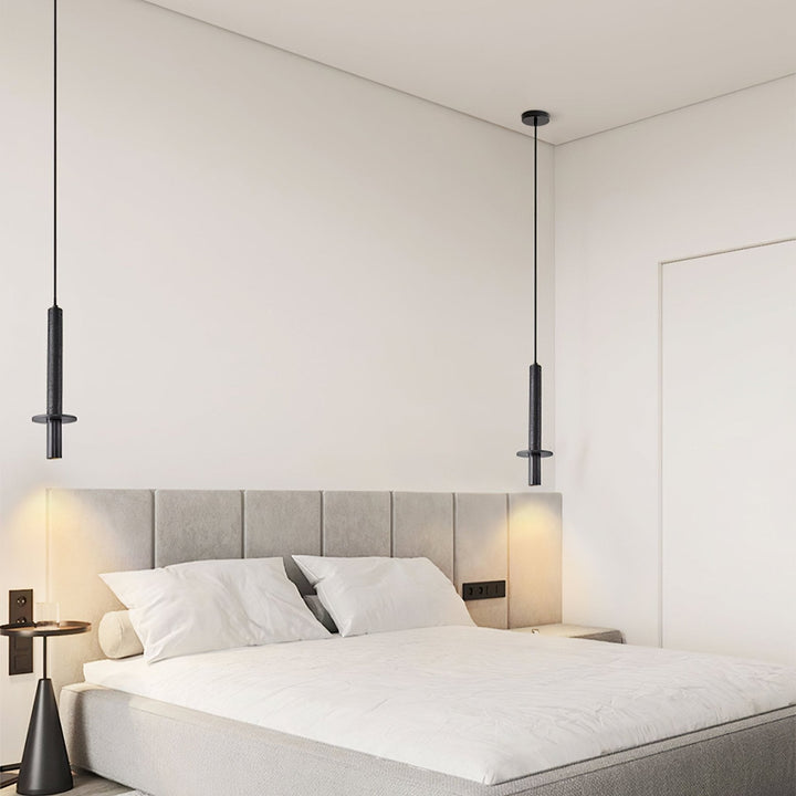 Avdoryra Suspension Double Cylindre en Travertin - Neutralighting