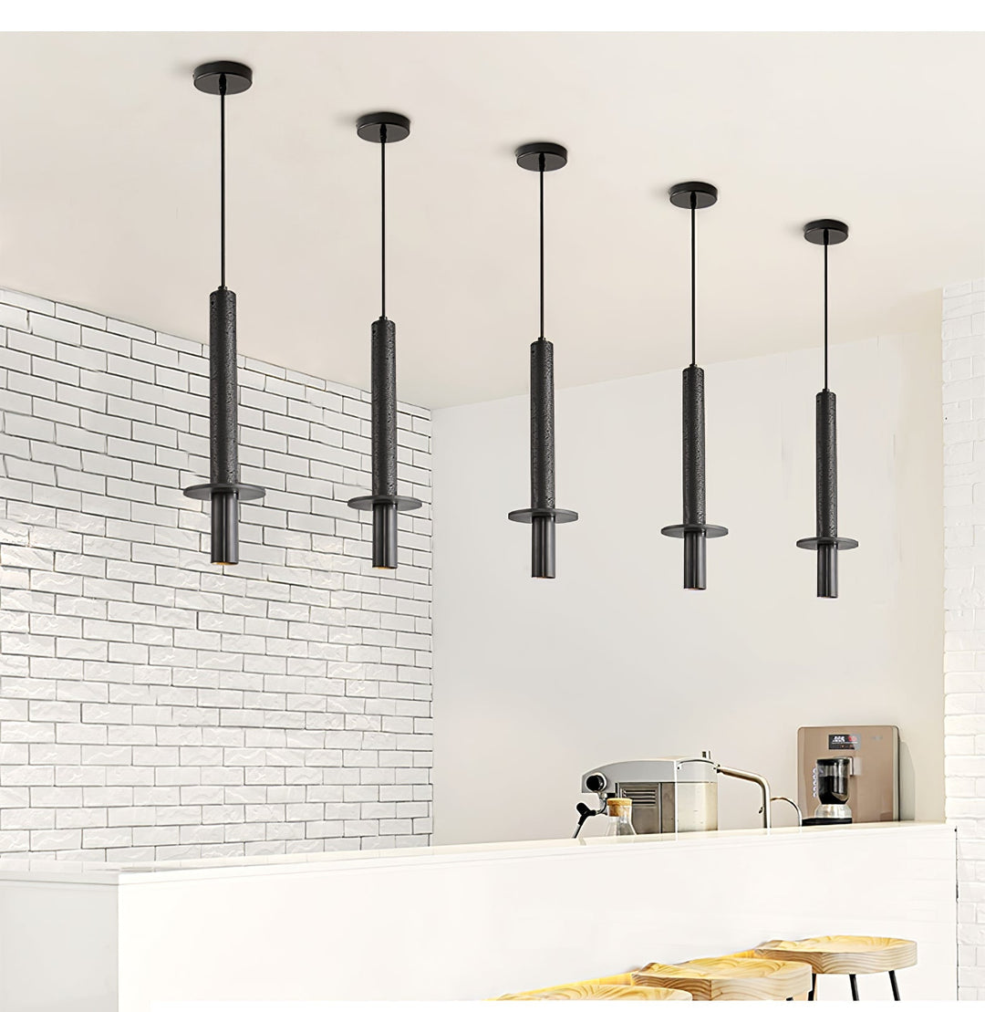 Avdoryra Suspension Double Cylindre en Travertin - Neutralighting