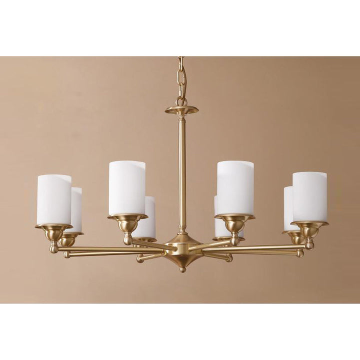 Idorara Postmodern Luxe Laiton Verre Lustre - Neutralighting