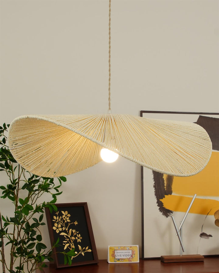 Solara Lampe Pendante Rattan Naturel Tissé à la Main - Neutralighting