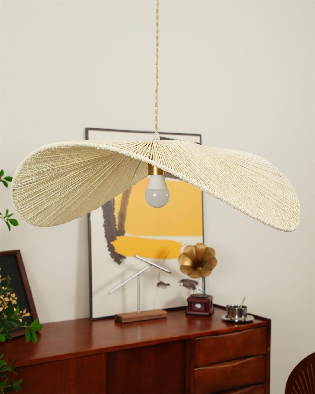 Solara Lampe Pendante Rattan Naturel Tissé à la Main - Neutralighting
