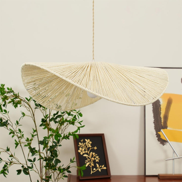 Solara Lampe Pendante Rattan Naturel Tissé à la Main - Neutralighting