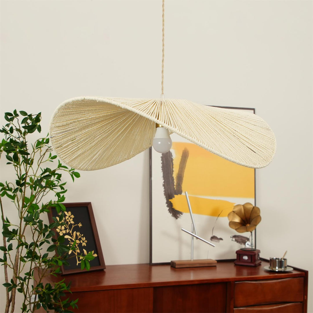 Solara Lampe Pendante Rattan Naturel Tissé à la Main - Neutralighting