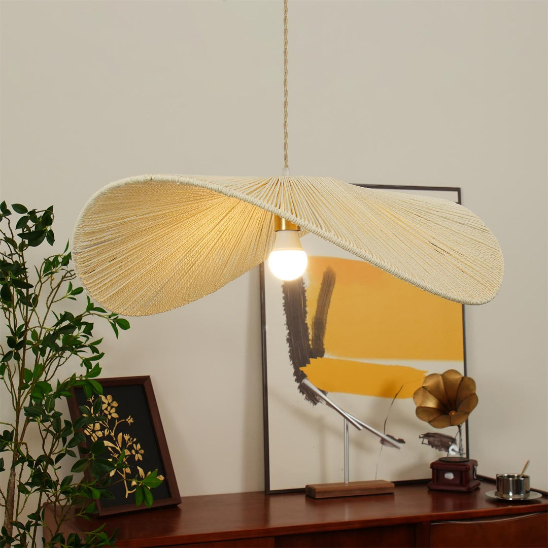 Solara Lampe Pendante Rattan Naturel Tissé à la Main - Neutralighting