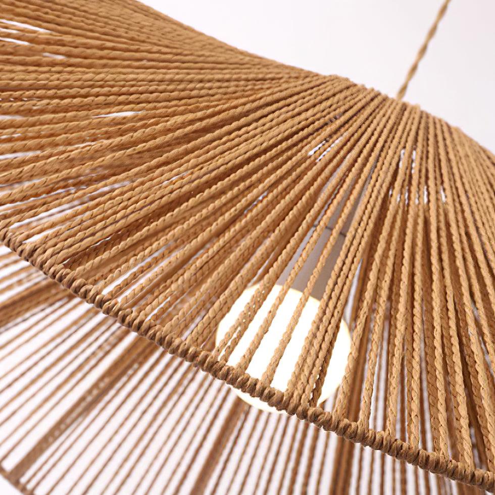 Solara Lampe Pendante Rattan Naturel Tissé à la Main - Neutralighting