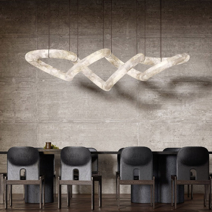 Utalyra Suspension en Albâtre Courbée - Neutralighting