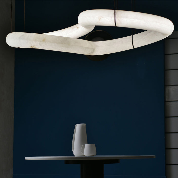 Utalyra Suspension en Albâtre Courbée - Neutralighting