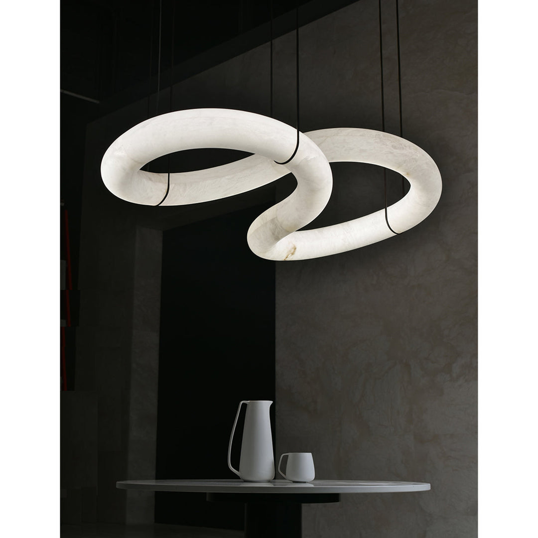 Utalyra Suspension en Albâtre Courbée - Neutralighting