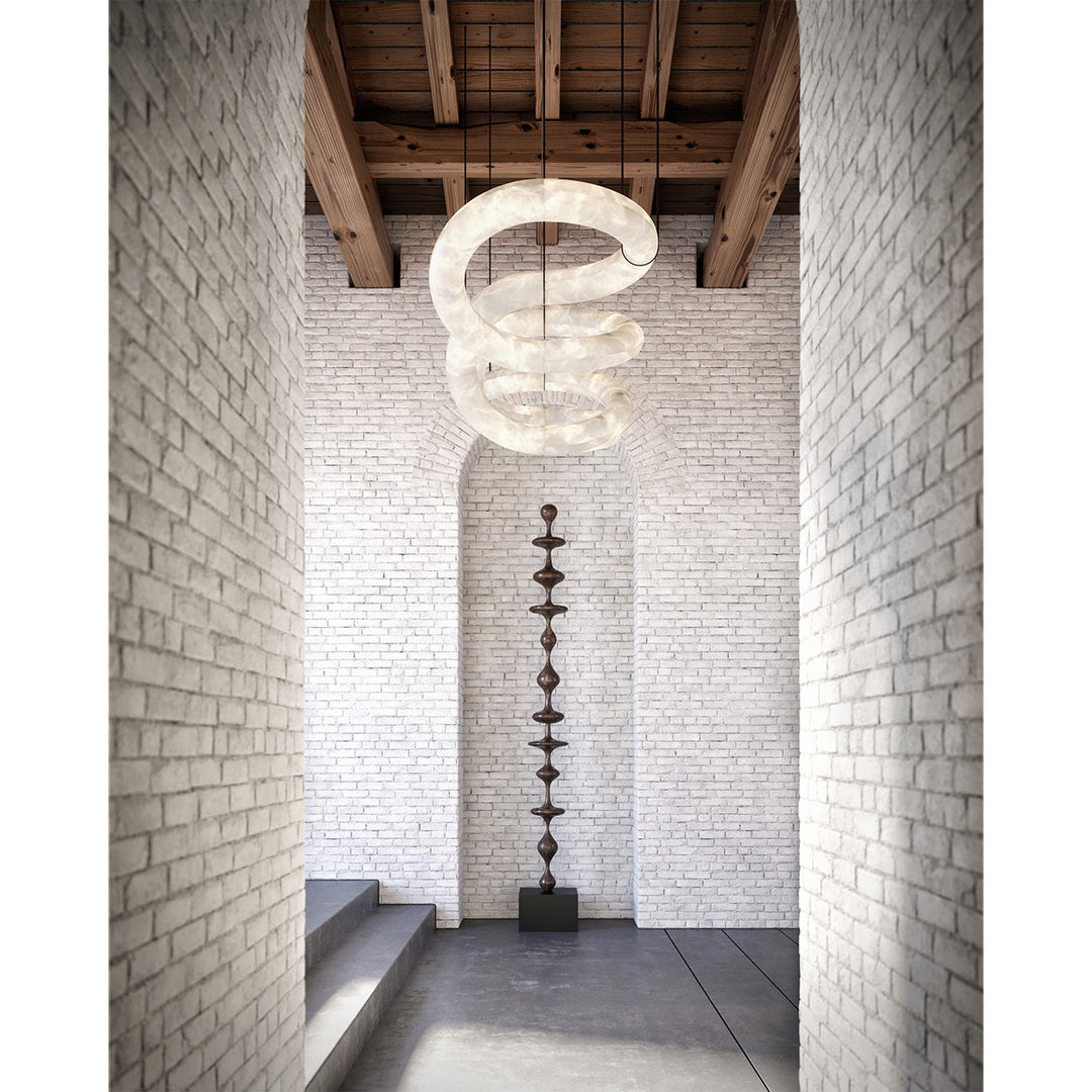 Utalyra Suspension en Albâtre Courbée - Neutralighting