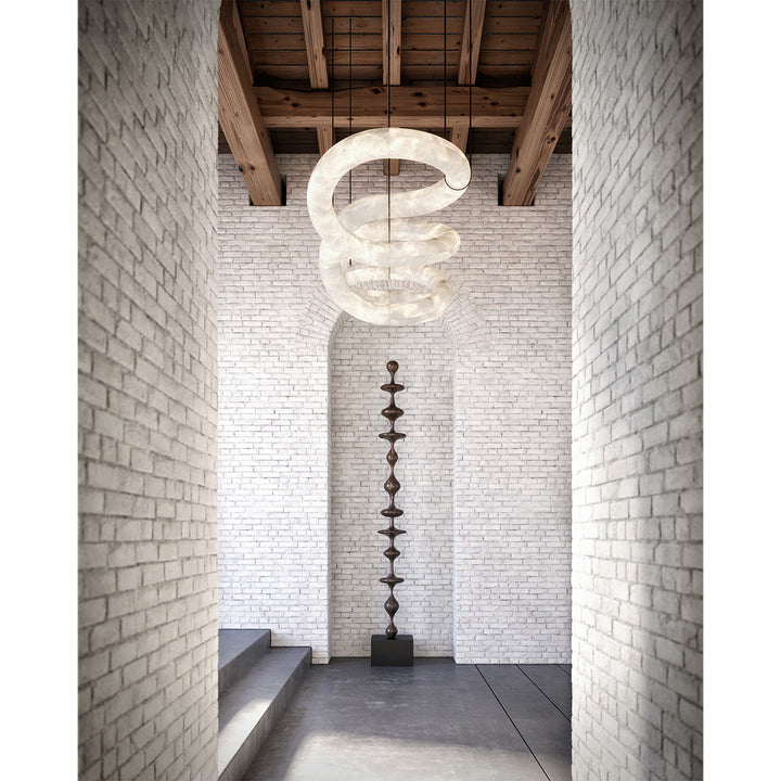 Utalyra Suspension en Albâtre Courbée - Neutralighting