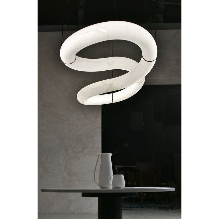 Utalyra Suspension en Albâtre Courbée - Neutralighting