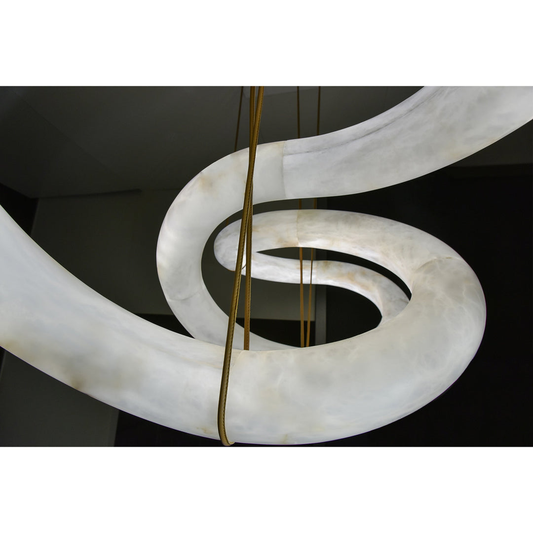 Utalyra Suspension en Albâtre Courbée - Neutralighting
