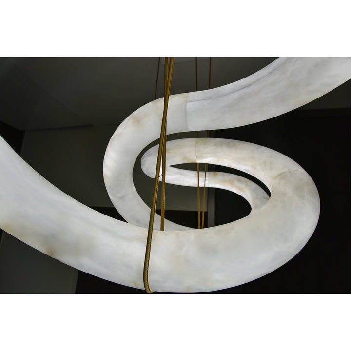 Utalyra Suspension en Albâtre Courbée - Neutralighting