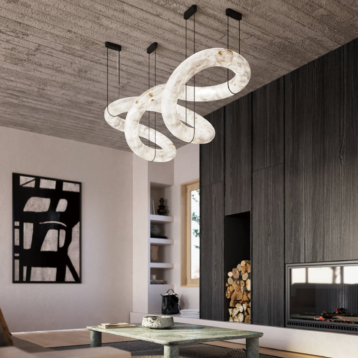Utalyra Suspension en Albâtre Courbée - Neutralighting